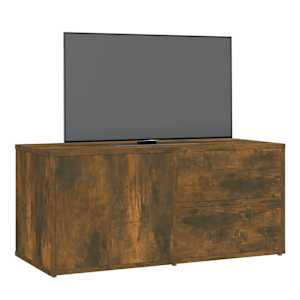 TV skříňka kouřový dub 80 x 34 x 36 cm kompozitní dřevo - obrázek 4