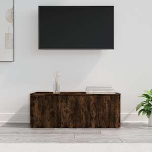 TV skříňka kouřový dub 80 x 34 x 30 cm kompozitní dřevo - obrázek 1