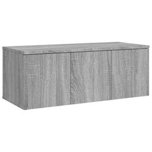 TV skříňka šedá sonoma 80x34x30 cm kompozitní dřevo - obrázek 2