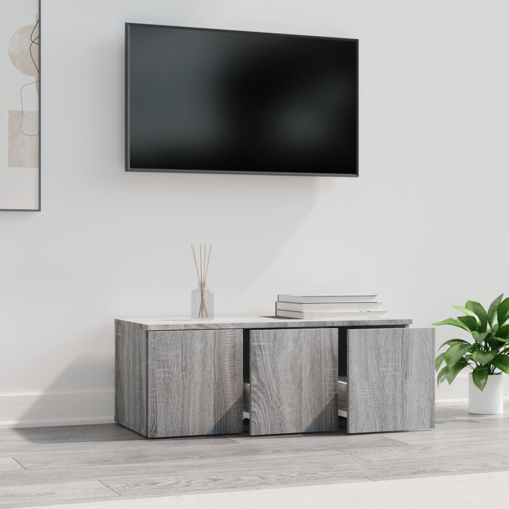 TV skříňka šedá sonoma 80x34x30 cm kompozitní dřevo