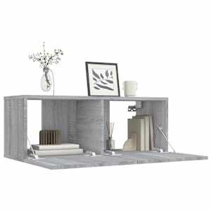 TV skříňka šedá sonoma 80 x 30 x 30 cm kompozitní dřevo - obrázek 4