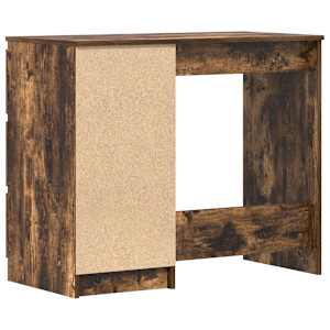 Psací stůl kouřový dub 90 x 45 x 76 cm kompozitní dřevo - obrázek 8