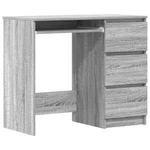 vidaXL kirjutuslaud, hall Sonoma tamm, 90 x 45 x 76 cm, tehispuit
