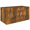 vidaXL seinakapp, suitsutatud tamm, 80 x 39 x 40 cm, tehispuit