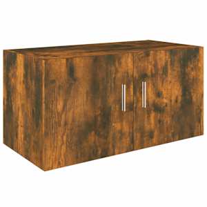 vidaXL seinakapp, suitsutatud tamm, 80 x 39 x 40 cm, tehispuit