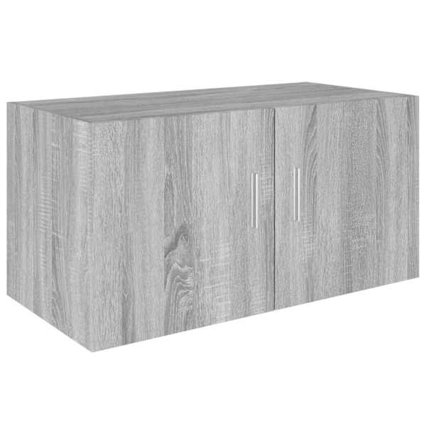 vidaXL seinakapp, hall Sonoma tamm, 80 x 39 x 40 cm, tehispuit