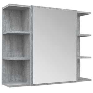 vidaXL vannitoakapp, hall Sonoma tamm, 80x20,5x64 cm, tehispuit