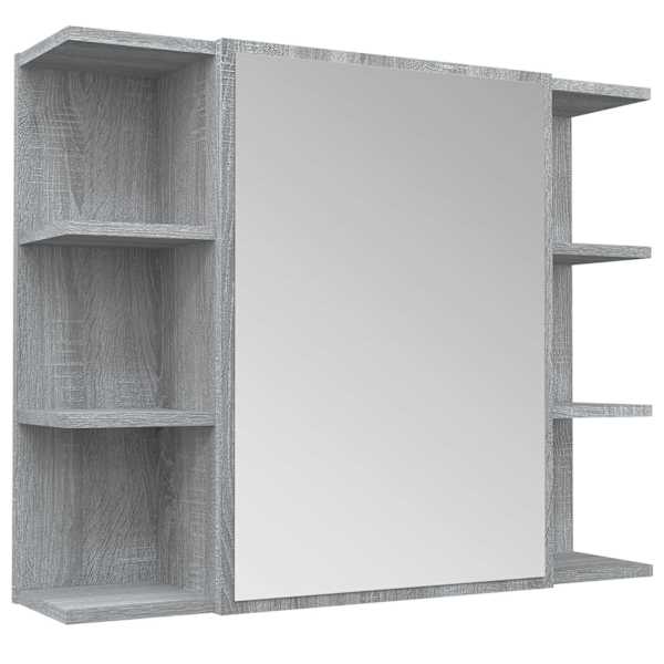 vidaXL vannitoakapp, hall Sonoma tamm, 80x20,5x64 cm, tehispuit