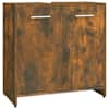 vidaXL vannitoakapp, suitsutatud tamm, 60 x 33 x 60 cm, tehispuit