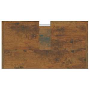 Koupelnová skříňka kouřový dub 60x33x60 cm kompozitní dřevo - obrázek 8