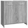 vidaXL vannitoakapp, hall Sonoma tamm, 60x33x60 cm, tehispuit
