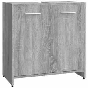 vidaXL vannitoakapp, hall Sonoma tamm, 60x33x60 cm, tehispuit