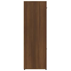 Knihovna hnědý dub 90 x 30 x 90 cm kompozitní dřevo - obrázek 7