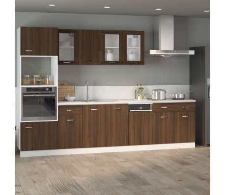 vidaXL Έπιπλο Με Συρτάρι Lyon Καφέ Δρυς 80x46x81,5 εκ. Επεξεργ. Ξύλο