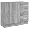 vidaXL valamukapp, hall Sonoma tamm, 63 x 30 x 54 cm, tehispuit