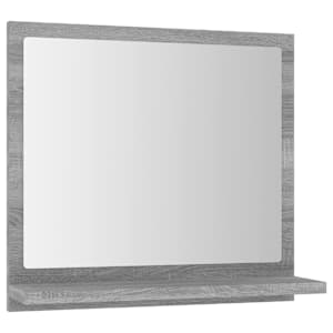 vidaXL vannitoapeegel, hall Sonoma tamm, 40 x 10,5 x 37 cm, tehispuit