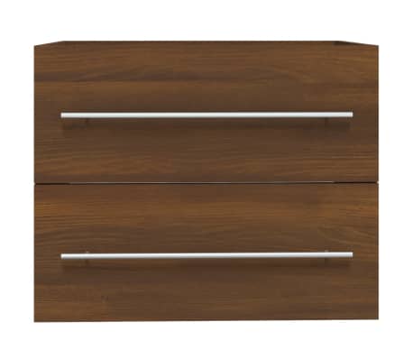 vidaXL underskab 60x38,5x48 cm konstrueret tr&aelig; brun egetr&aelig;