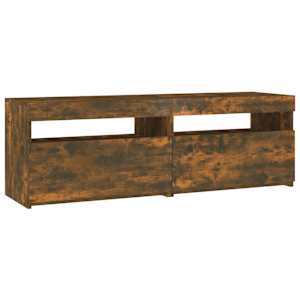 TV skříňka s LED osvětlením kouřový dub 120 x 35 x 40 cm - obrázek 6