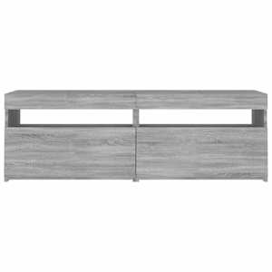 TV skříňka s LED osvětlením šedá sonoma 120 x 35 x 40 cm - obrázek 7