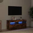 VidaXL Mobile Porta TV con Luci LED Bianco Lucido 120x35x40 cm | Leroy VidaXL Mobile Porta TV con Luci LED Bianco Lucido 120x35x40 cm | Leroy