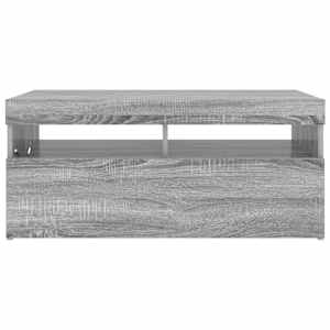 TV skříňka s LED osvětlením šedá sonoma 90 x 35 x 40 cm - obrázek 8