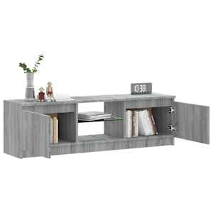 TV skříňka s LED osvětlením šedá sonoma 120 x 30 x 36 cm - obrázek 6