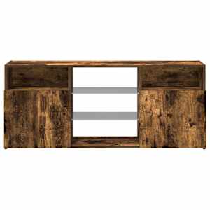 TV skříňka s LED osvětlením kouřový dub 120 x 30 x 50 cm - obrázek 7