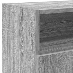 TV skříňka s LED osvětlením šedá sonoma 120 x 30 x 50 cm - obrázek 11