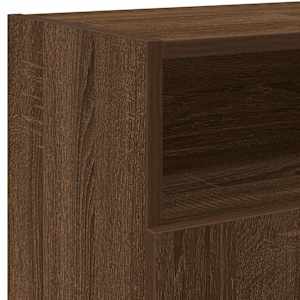 TV skříňka s LED osvětlením hnědý dub 120 x 30 x 50 cm - obrázek 11
