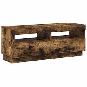 TV skříňka s LED osvětlením kouřový dub 100 x 35 x 40 cm - obrázek 7