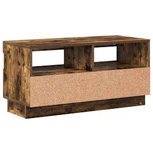 TV skříňka s LED osvětlením kouřový dub 80 x 35 x 40 cm - obrázek 9