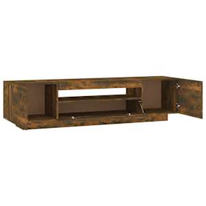 TV skříňka s LED osvětlením kouřový dub 160 x 35 x 40 cm - obrázek 9