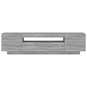 TV skříňka s LED osvětlením šedá sonoma 160 x 35 x 40 cm - obrázek 8