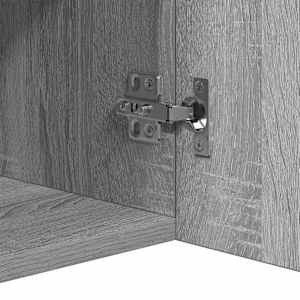 Příborník s LED osvětlením šedý sonoma 80 x 35 x 75 cm - obrázek 11
