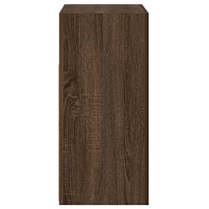 Příborník s LED osvětlením hnědý dub 80 x 35 x 75 cm - obrázek 9