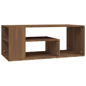 Konferenční stolek hnědý dub 100x50x40 cm kompozitní dřevo - obrázek 2