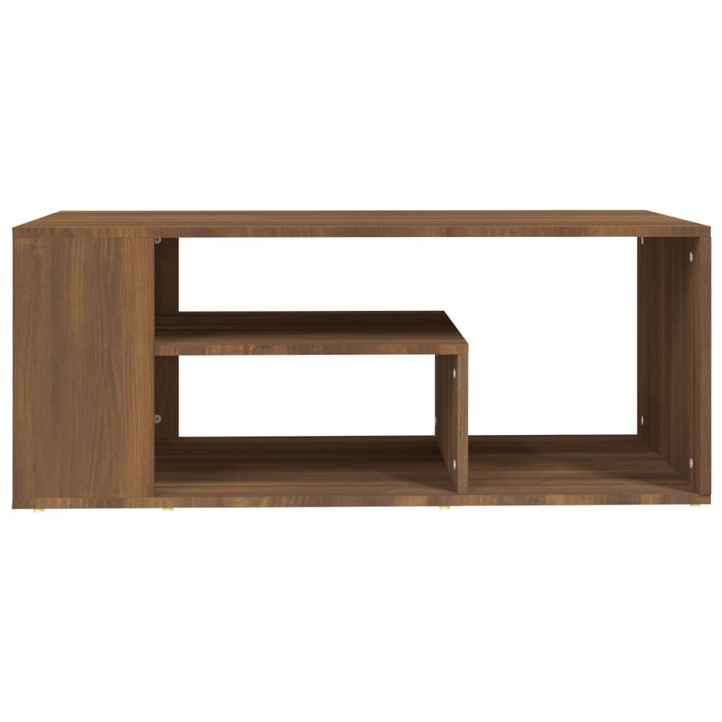  Konferenčný stolík hnedý dub 100x50x40 cm spracované drevo