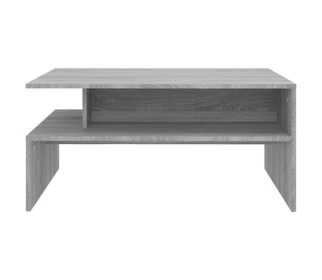 vidaXL Couchtisch Grau Sonoma 90x60x42,5 cm Holzwerkstoff