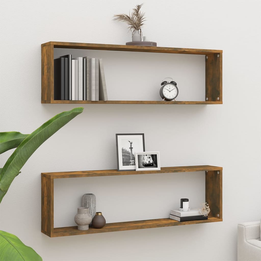 Estantería Esquina Pared Madera Roble Marrón 20x20x127,5 Cm Vidaxl con  Ofertas en Carrefour