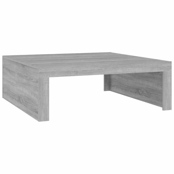 vidaXL kohvilaud, hall Sonoma tamm, 100 x 100 x 35 cm, tehispuit