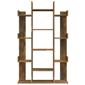 Knihovna kouřový dub 86 x 25,5 x 140 cm kompozitní dřevo - obrázek 4
