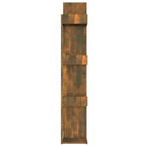 Knihovna kouřový dub 86 x 25,5 x 140 cm kompozitní dřevo - obrázek 5