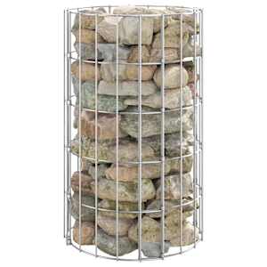 Okrogel gabion pocinkano jeklo Ø30x50 cm