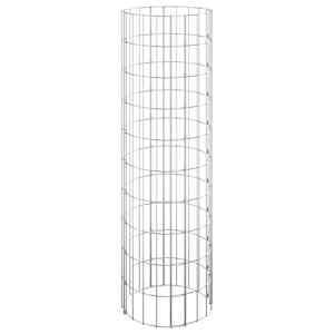 Kruhový gabionový sloupek pozinkovaná ocel Ø 30 x 100 cm - obrázek 2