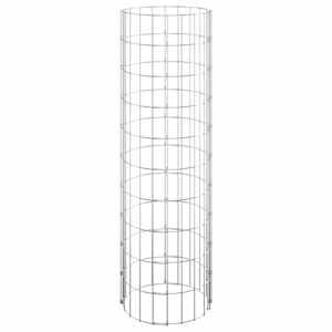 Kruhový gabionový sloupek pozinkovaná ocel Ø 30 x 100 cm - obrázek 3