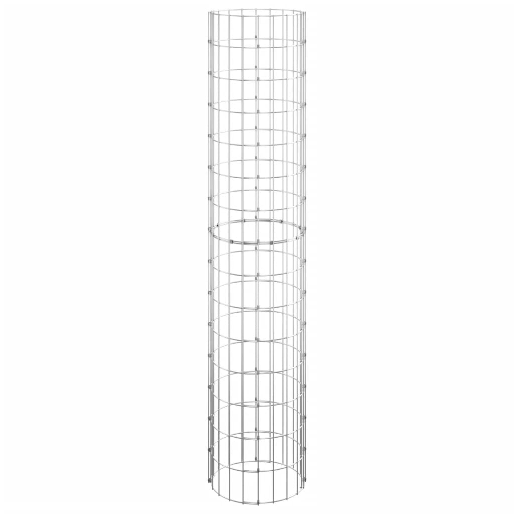 

vidaXL Gabion plantenbak rond verhoogd Ø30x150 cm gegalvaniseerd staal