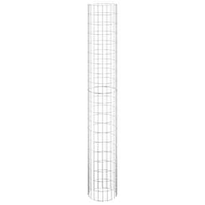 Kruhový gabionový sloupek pozinkovaná ocel Ø 30 x 200 cm - obrázek 3