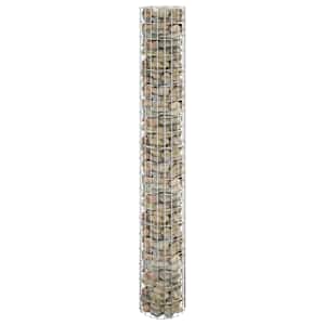 Kruhový gabionový sloupek pozinkovaná ocel Ø 30 x 200 cm - obrázek 1