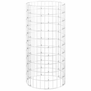 Kruhový gabionový sloupek pozinkovaná ocel Ø 50 x 100 cm - obrázek 3
