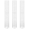 vidaXL ringikujulised gabioon taimelavad 3tk tsingitud teras &Oslash;30x200cm